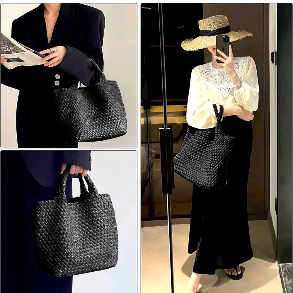 Woven tote bag